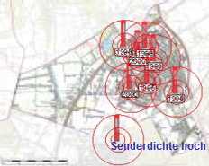Gemeinde mit hoher Senderdichte.  Bild: Krebsregister Bayern